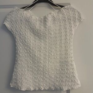Textured top new with tags